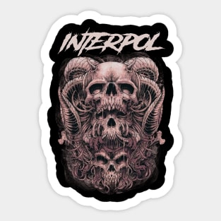 INTERPOL BAND Sticker